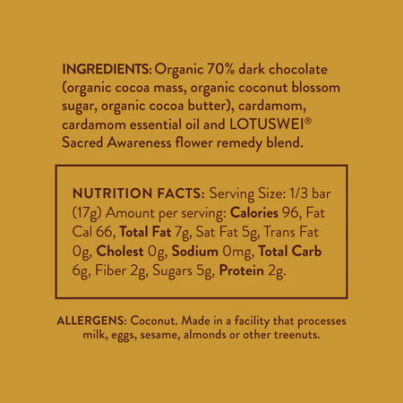 Cardamom Dark Chocolate
