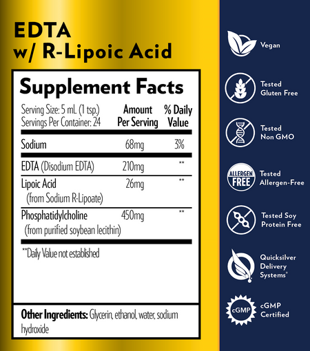 EDTA w/ R Lipoic Acid
